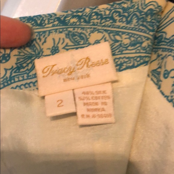 Tracey Reese midi paisley and lace skirt - Picture 4 of 4